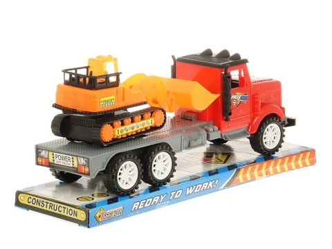 Auto z lawetą i autem ciężarowym z napędem 33cm Auto z lawetą i autem ciężarowym z napędem 33cm
