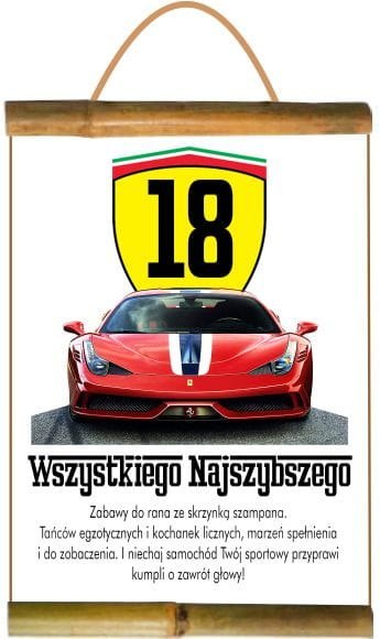 Dyplom urodzinowy dla Pana 18-nastka Dyplom urodzinowy dla Pana 18-nastka