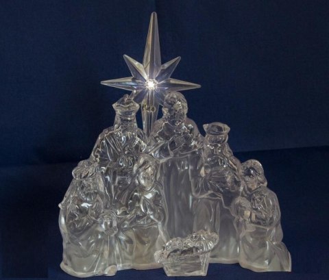 Szopka świecąca led 16 x 18 cm 2334 Szopka świecąca led 16 x 18 cm 2334