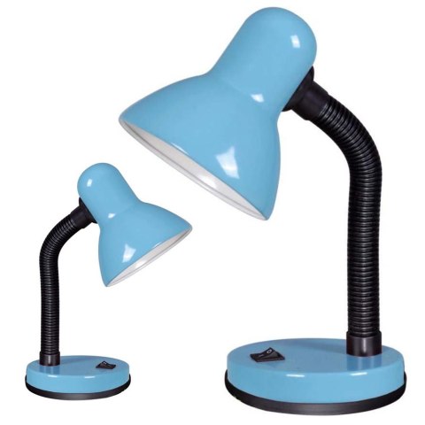 Lampka biurkowa regulowana szkolna na biurko nocna NIEBIESKA Lampka biurkowa regulowana szkolna na biurko nocna NIEBIESKA
