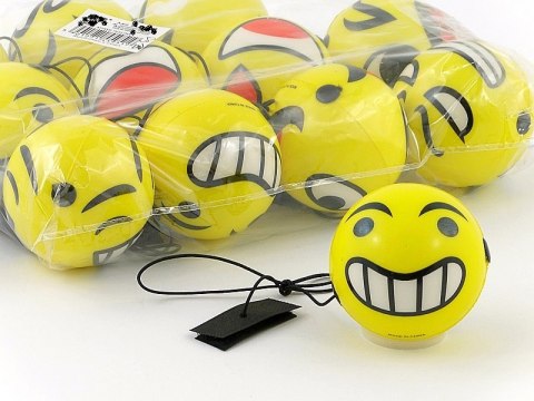 Piłeczka piankowa 6cm na gumce z rzepem 12szt BUŻKA Piłeczka piankowa 6cm na gumce z rzepem 12szt BUŻKA