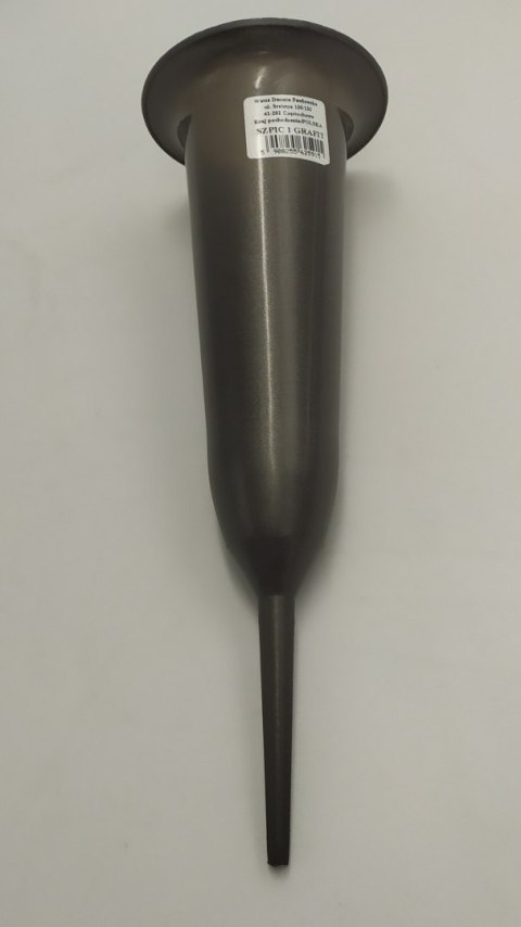 Wazon stożek szpic wbijany w ziemię grób wkład 10szt Grafit 28cm Wazon stożek szpic wbijany w ziemię grób wkład 10szt Grafit 28cm