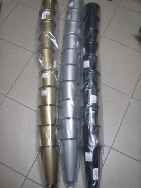 Wazon szpic 5szt Czarny 33cm Wazon szpic 5szt Czarny 33cm