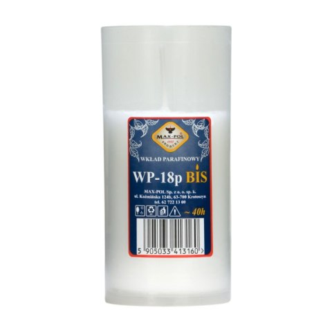 Wkład do zniczy Max-pol | WP-18 Wkład do zniczy Max-pol | WP-18