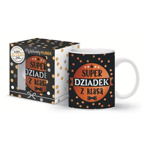 Kubek Super Dziadek z klasą 300ml | 3309-D2 Kubek Super Dziadek z klasą 300ml | 3309-D2