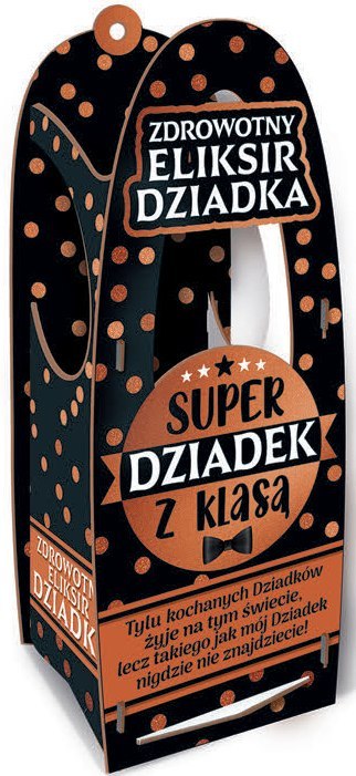 Skrzynka na zdrowotne medykamenty i nalewki 33x10x12cm Super Dziadek z klasą Skrzynka na zdrowotne medykamenty i nalewki 33x10x12cm Super Dziadek z klasą