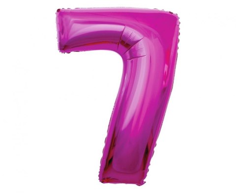 Balon foliowy "Cyfra 7", różowa, 92 cm FG-C85R7 Balon foliowy "Cyfra 7", różowa, 92 cm FG-C85R7