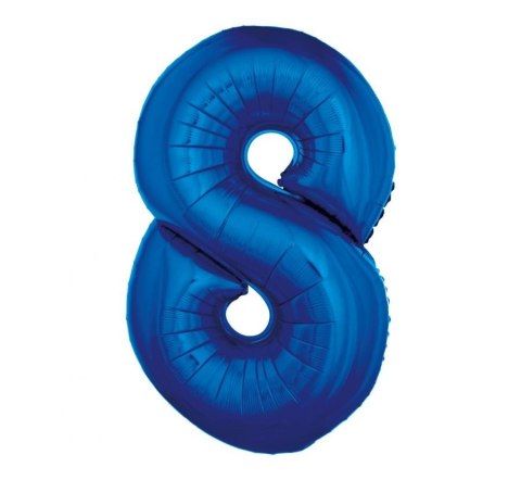 Balon foliowy "Cyfra 8", niebieska, 92 cm FG-C85N8 Balon foliowy "Cyfra 8", niebieska, 92 cm FG-C85N8