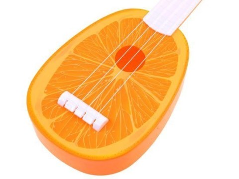 Gitara owocowa ukulele dla dzieci gitarka IN0033 POMARAŃCZA