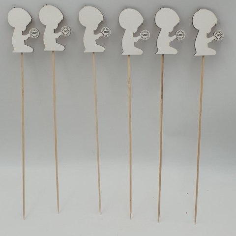 Pik 6szt. KOMUNIA ŚW. CHŁOPIEC IHS 7cm Pik 6szt. KOMUNIA ŚW. CHŁOPIEC IHS 7cm