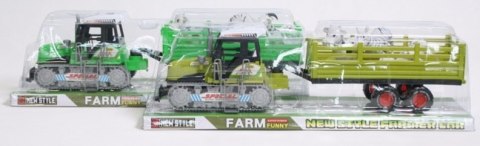 Traktor z przyczepami 47 x 13 x 15cm Traktor z przyczepami 47 x 13 x 15cm