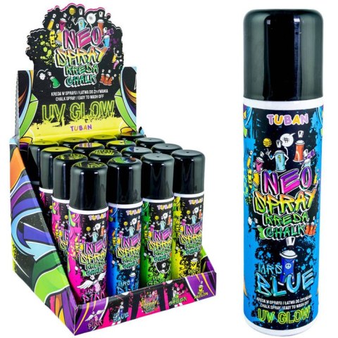 Tuban neonowa kreda spray zrób graffiti | ZA4518 Tuban neonowa kreda spray zrób graffiti | ZA4518