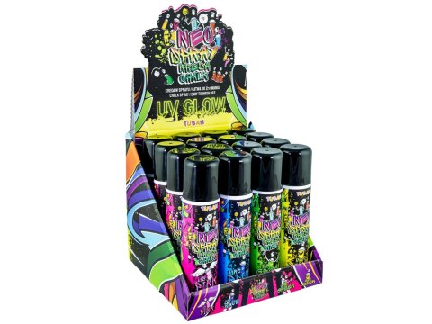 Tuban neonowa kreda spray zrób graffiti | ZA4518 Tuban neonowa kreda spray zrób graffiti | ZA4518