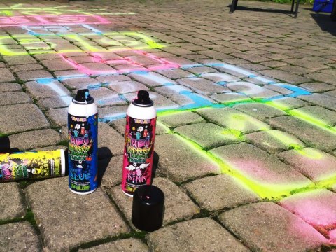 Tuban neonowa kreda spray zrób graffiti | ZA4518 Tuban neonowa kreda spray zrób graffiti | ZA4518