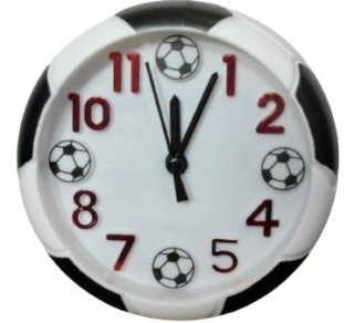 Zegarek budzik 11cm PIŁKA 21-2212
