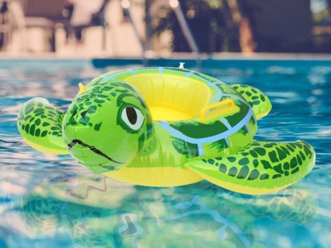 Dmuchane koło do pływania dla dziecka kółko dmuchane żółw 90cm SP0753
