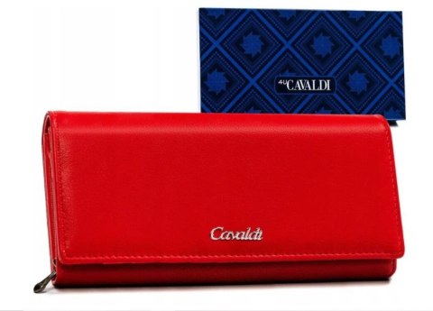 Portfel z eko skóry 4U CAVALDI Red | 7762 Portfel z eko skóry 4U CAVALDI Red | 7762