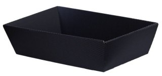 Kosz prezentowy kartonowy 10szt. 28 x 9,5 x 21,2 cm CZARNY GM-KC-2