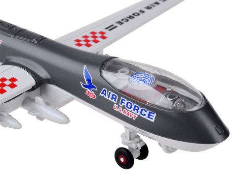 Metalowy dron wojskowy bojowy dźwięk ZA4327 CY Metalowy dron wojskowy bojowy dźwięk ZA4327 CY