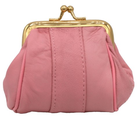 Portfel damski skórzany 662-7004 Pink
