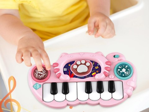 Interaktywne organki kolorowa zabawka muzyczna dla dziecka IN0177