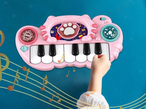 Interaktywne organki kolorowa zabawka muzyczna dla dziecka IN0177
