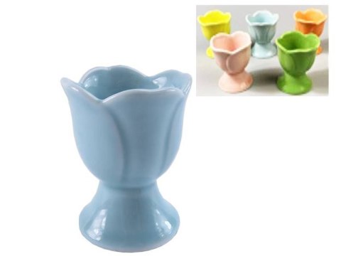 Kieliszek ceramiczny na jajko 5 x 6,5cm KWIAT Kieliszek ceramiczny na jajko 5 x 6,5cm KWIAT