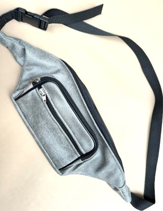 Saszetka nerka 40cm 4.1 srebrna