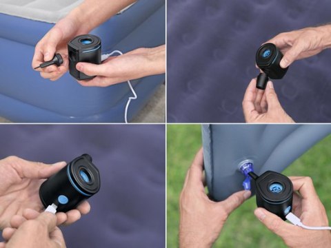 Elektryczna pompka powietrza USB + końcówki 62289 Bestway Elektryczna pompka powietrza USB + końcówki 62289 Bestway
