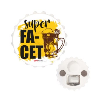 Otwieracz z napisem 7cm " SUPER FACET"