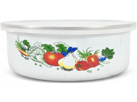 Zestaw misek emaliowanych z pokrywkami 10-18cm/24 Zestaw misek emaliowanych z pokrywkami 10-18cm/24