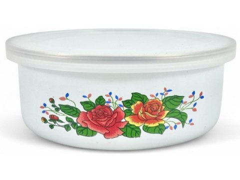 Zestaw misek emaliowanych z pokrywkami 10-18cm/24 Zestaw misek emaliowanych z pokrywkami 10-18cm/24