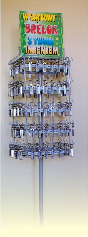 Brelok imiona męskie metal 10szt. | 5872