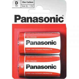 Bateria Panasonic 2szt. R20 blister