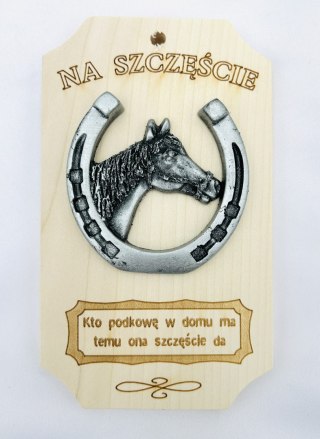 Podkowa na szczęście ''5'' 9,5x16cm