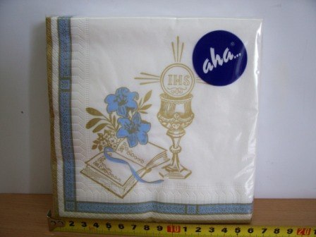 Serwetka papierowa Komunia Święta 33x33 a`20