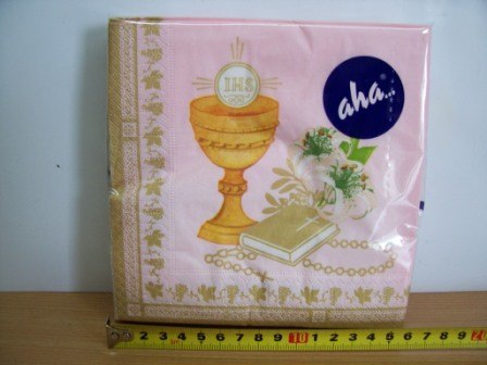 Serwetka papierowa Komunia Święta 33x33 a`20