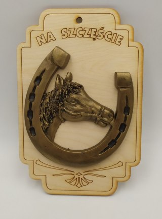 Tabliczka podkowa frezowana 19x12.5 cm nr15