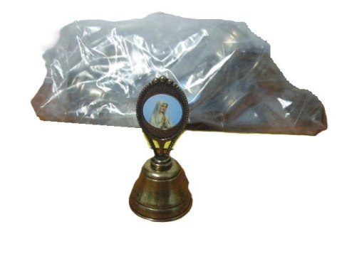 Dzwonek 10szt. metalowy Maryja | 6500