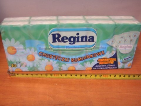 Chusteczki higieniczne REGINA 10 x 9 szt RUMIANEK