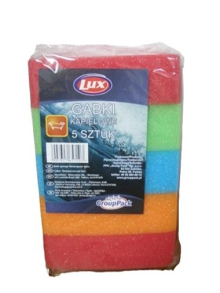 Gąbka kąpielowa 5szt 65710