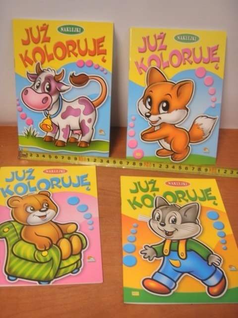 Książeczka z naklejkami JUŻ KOLORUJĘ | 00013