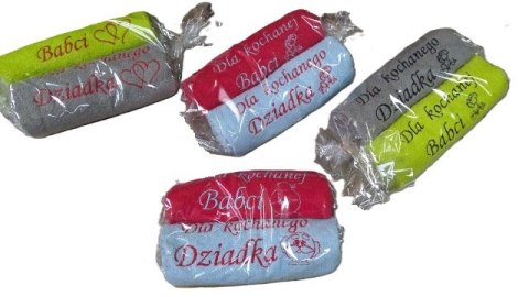 Ręcznik haftowany dla Babci Dziadka 2 szt. 50 x 100 cm