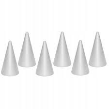 Stożek styropianowy 6szt. | BST-15