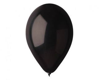 Balony 100szt czarne pastelowe 10" G90/14