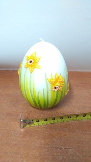 Świeca JAJKO ŻONKILE 90/70