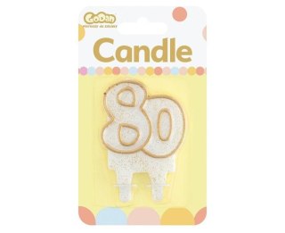 Świeczka cyferka ''80'' | PF-SCZK80