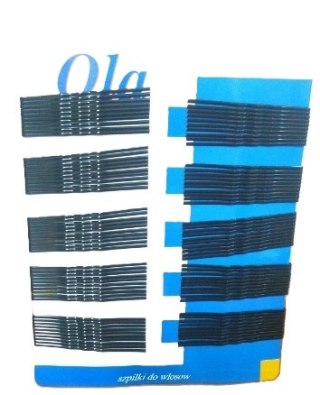 Wsuwki do włosów 100szt czarne