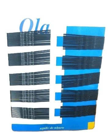 Wsuwki do włosów 100szt czarne