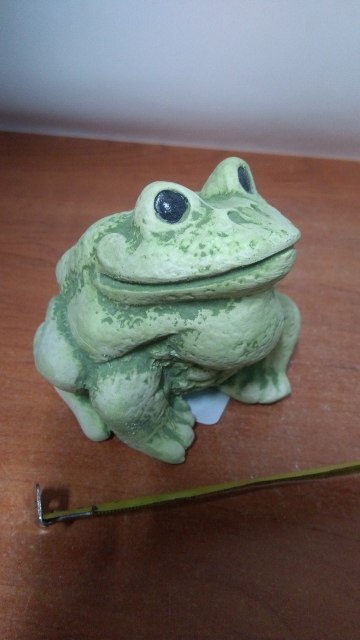 Żaba ceram. mała kolor 9cm | 3239